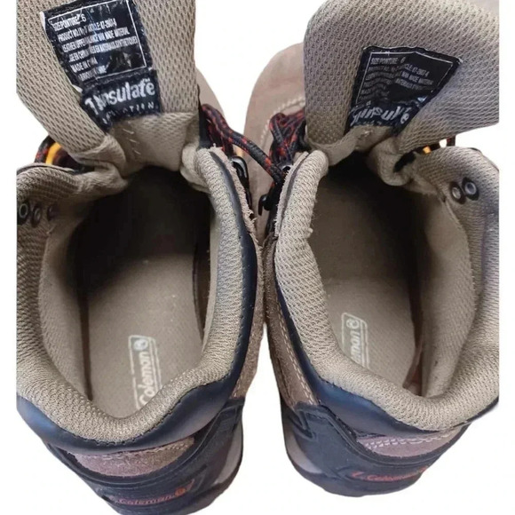 Coleman Tan  Suede Lace Up Hiking Boots Size 6 - Picture 8 of 9